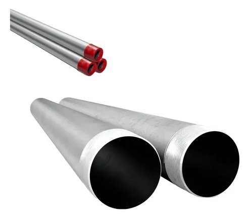 Tubos de aço galvanizados com superfície zincada